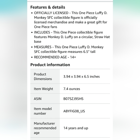 BNIB Monkey. D. Fluffy Super Figure Collection. - Picture 11 of 13